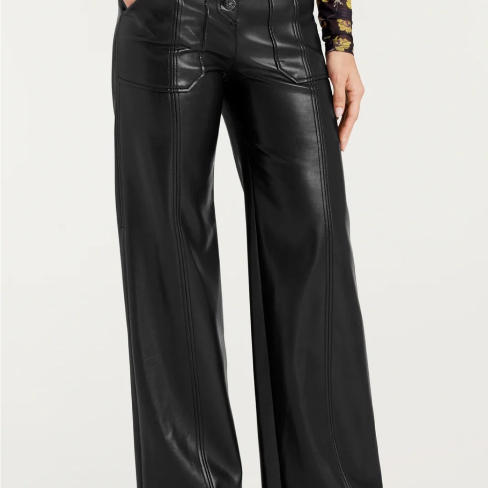 Cinq à Sept Black Wide-Leg Pants